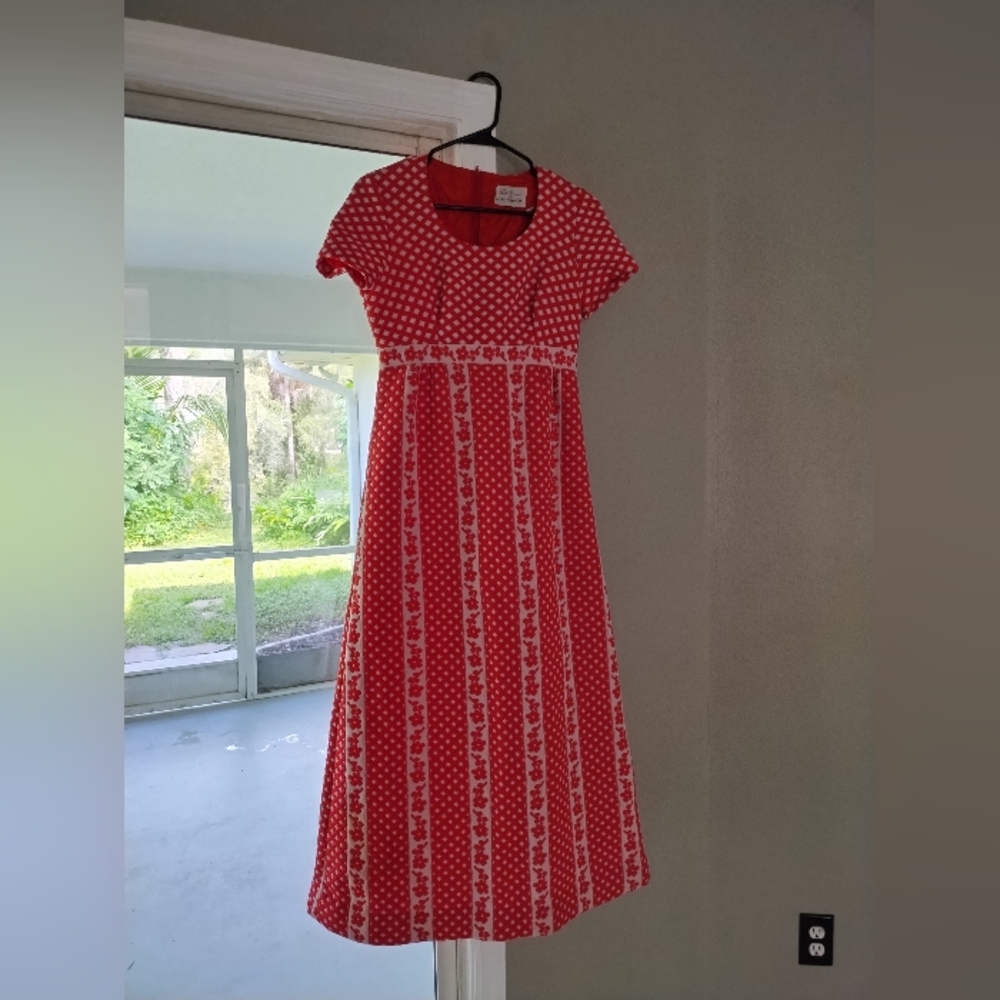 Ruth Norman For Gay Gibson 50s 60s Vintage Dress Zip Back Measurements Below